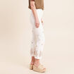 Pantalon magique Le L&eacute;ger coupe droite beige femme