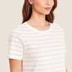 T-shirt manches courtes blanc femme