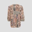 Blouse manches 3/4 creme femme