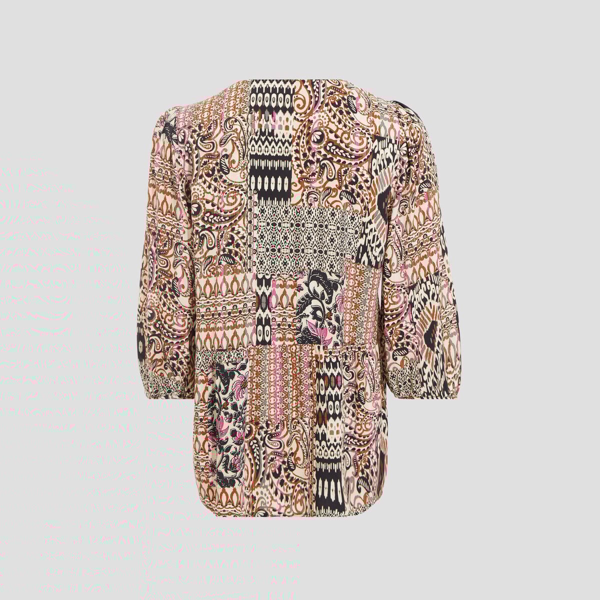 Blouse manches 3/4 creme femme