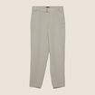 Pantalon flou ceinturé vert clair femme