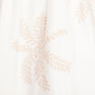 robe évasée col V doublée beige femme