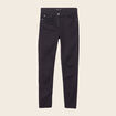 Pantalon léger taille standard 7/8ème noir femme