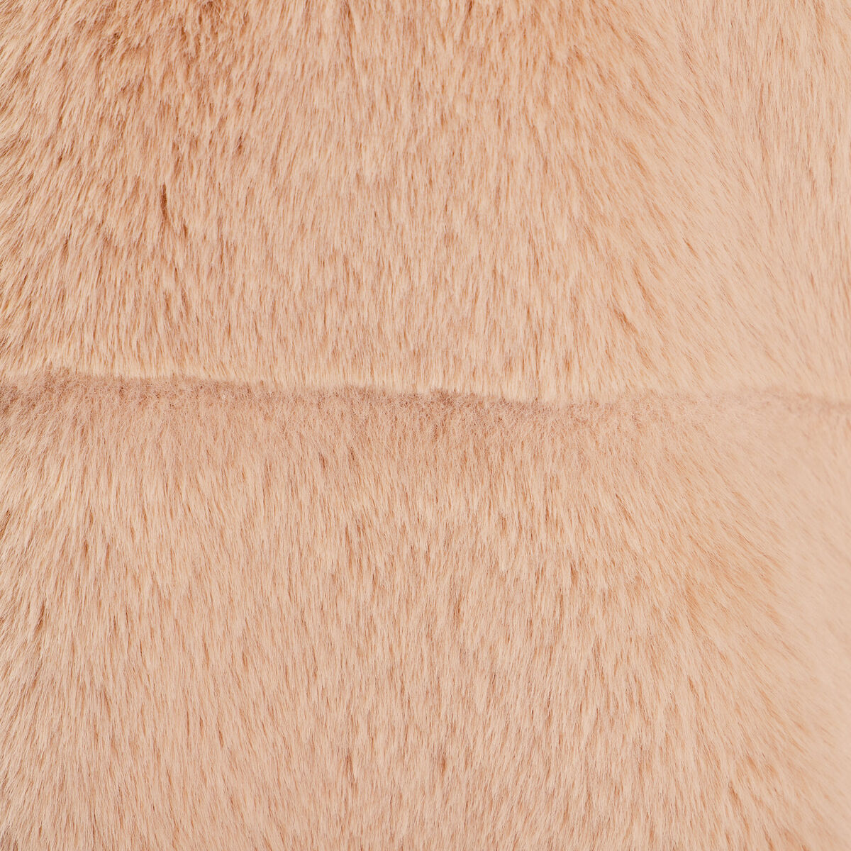 Doudoune droite r&eacute;versible beige femme