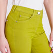 Pantacourt magique Le L&eacute;ger coupe droite vert olive femme