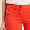 Pantalon ajusté 7/8ème orange foncé femme