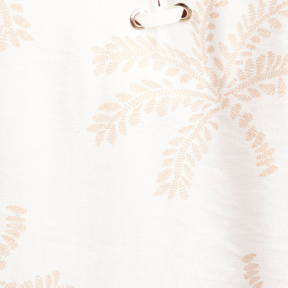 Blouse crêpe manches courtes beige femme