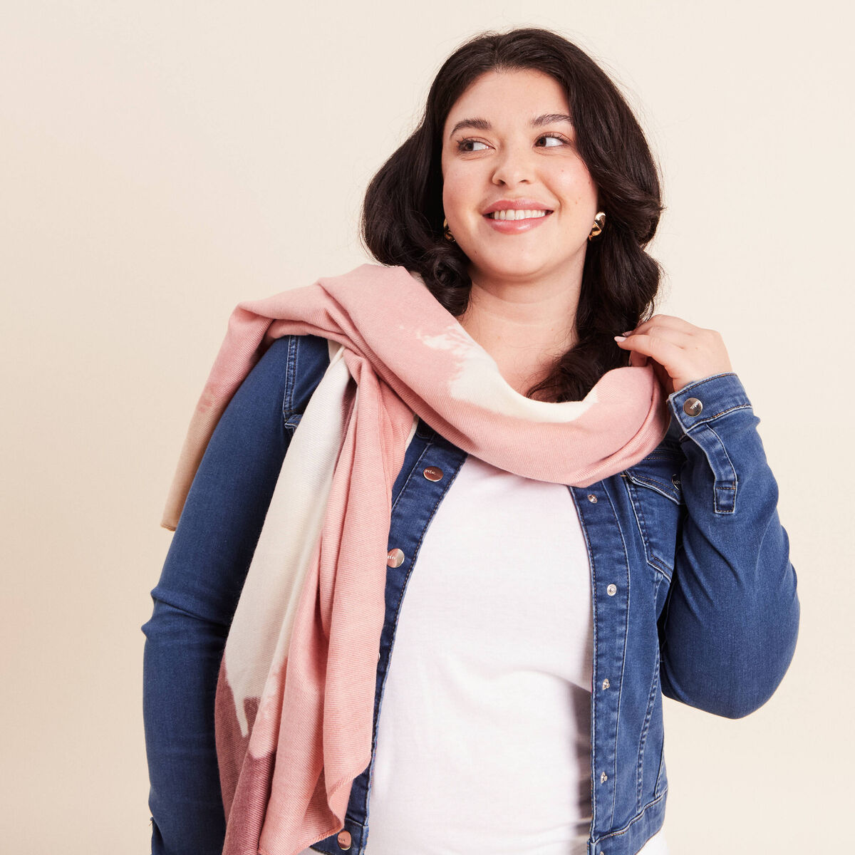 &Eacute;tole multicolore femme
