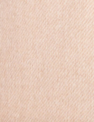 Veste manches longues doubl&eacute;e creme femme