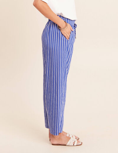 Pantalon bleu femme