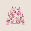 Pull manches longues multicolore femme