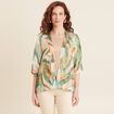 Veste esprit kimono multicolore femme