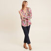 Blouse manches longues blanc femme