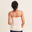 Débardeur thermo-douceur bretelles fines beige femme