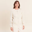 Gilet r&eacute;versible esprit bomber blanc femme