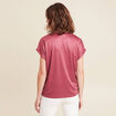 T-shirt manches courtes vieux rose femme