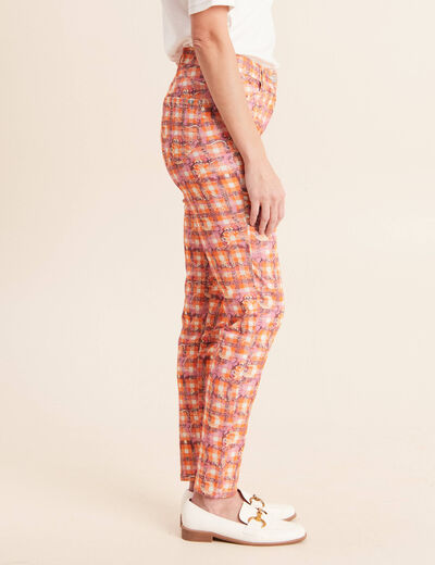 Pantalon magique Le L&eacute;ger coupe ajust&eacute;e orange femme