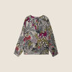 Blouse manches 3/4 vert femme