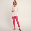 Chemise manches longues ecru femme
