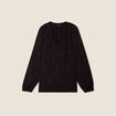 Blouse manches longues noir femme