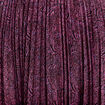 Jupe longue évasée plissée violet femme