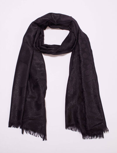 Foulard noir femme