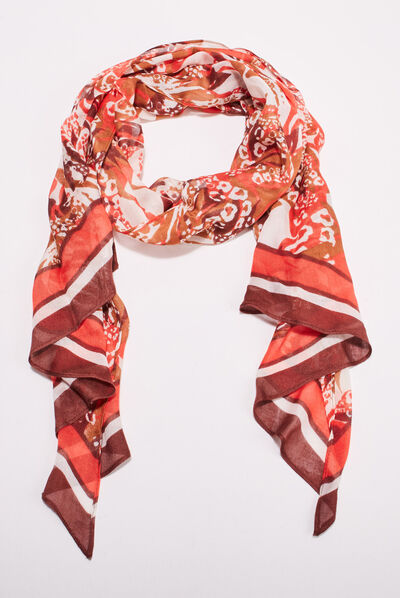 Foulard multicolore femme