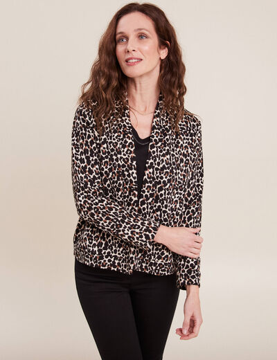 Veste droite matelassée noir femme