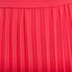 Robe longue évasée plissée rose cerise femme