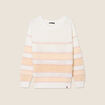 Pull manches longues beige femme