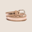 Ceinture fine sable femme