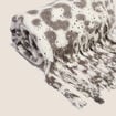 &Eacute;charpe fluide gris clair femme