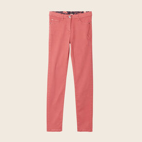 Jean magique ajusté taille standard rose femme