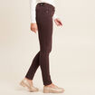 Pantalon chaud magique marron foncé femme