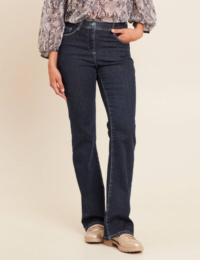 Jean magique L'Unique coupe bootcut denim brut femme