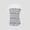 T-shirt manches courtes ecru femme