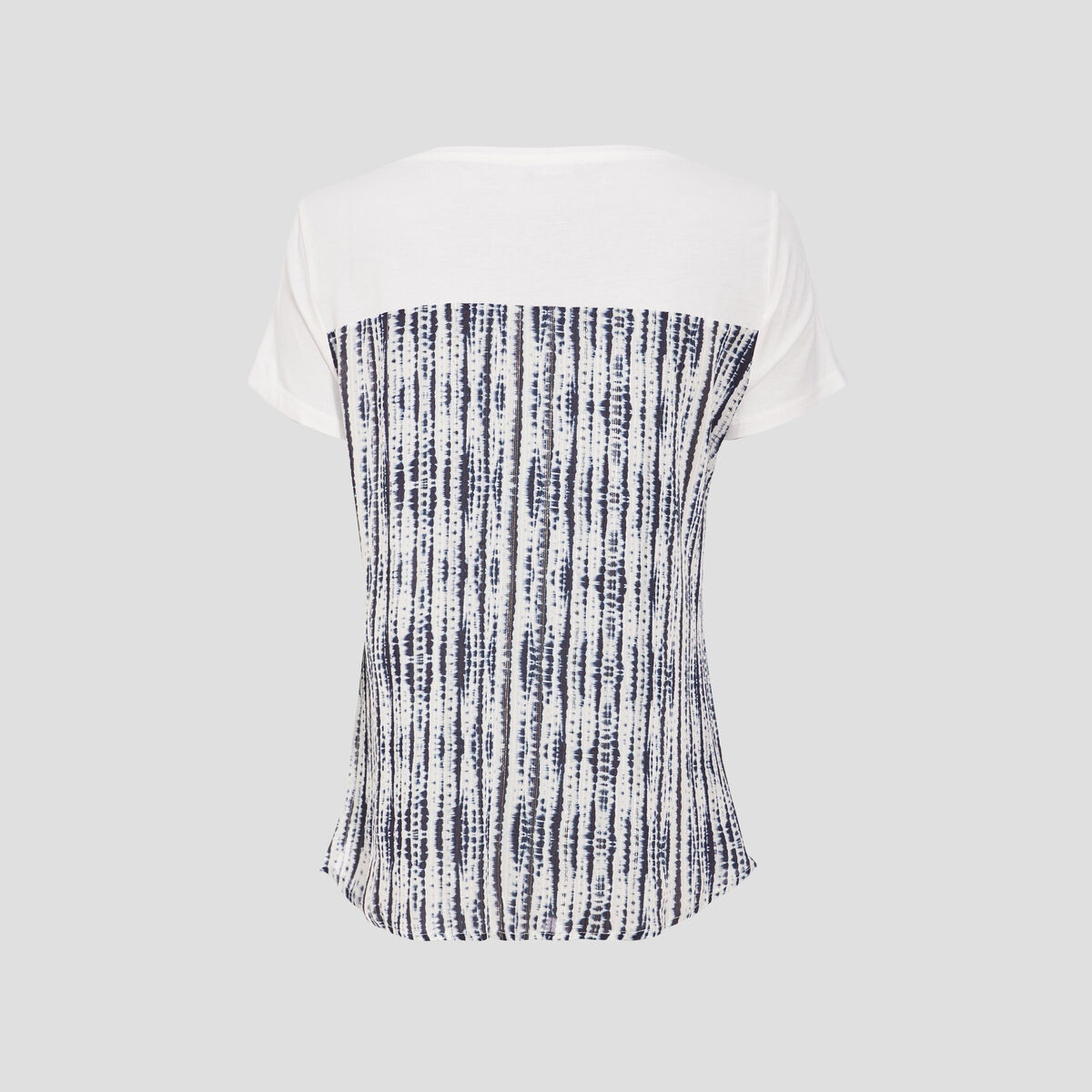 T-shirt manches courtes ecru femme