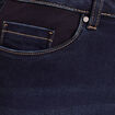 Jean coupe ajust&eacute;e effet bi-mati&egrave;re denim brut femme