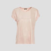 T-shirt manches courtes vieux rose femme