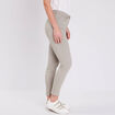 Pantalon léger taille standard 7/8ème vert clair femme