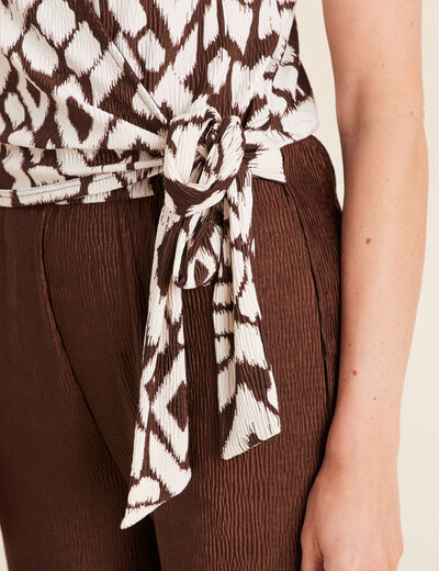 Combinaison marron femme