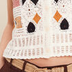 Gilet sans manches blanc femme