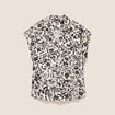 Chemise sans manches blanc femme