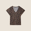 T-shirt manches courtes noir femme