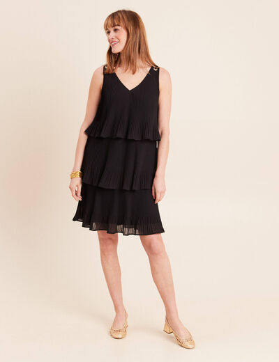 Robe Riu Femme Bleu Taille 46 – Coupe évasée, Longueur Genou, Polyester, été
