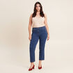 Jean magique Le L&eacute;ger coupe droite denim double stone femme