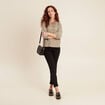 Blouse manches 3/4 vert clair femme