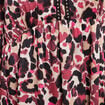 Robe courte &eacute;vas&eacute;e col v manches longues rose femme