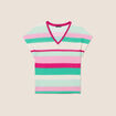 T-shirt manches courtes rose femme