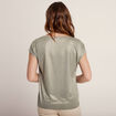 T-shirt manches courtes vert clair femme